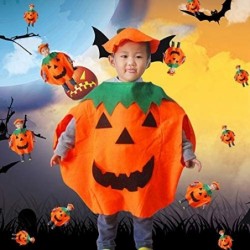 Halloween Pumpkin Costume Suit Party Clothing Clothes for Baby Toddler Child Kids Adults $22.49 Kids' Costumes