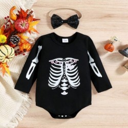 Baby Girls Halloween Outfit Set Cute Tutu Dress with Funny Print Onesies 3Pcs Clothing Set $29.26 Kids' Costumes