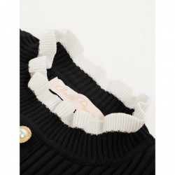 Girls Sweater Dresses Cute Long Sleeve Fall Winter Knit Dress $34.19 Kids' Costumes