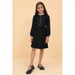 Girls Sweater Dresses Cute Long Sleeve Fall Winter Knit Dress $34.19 Kids' Costumes