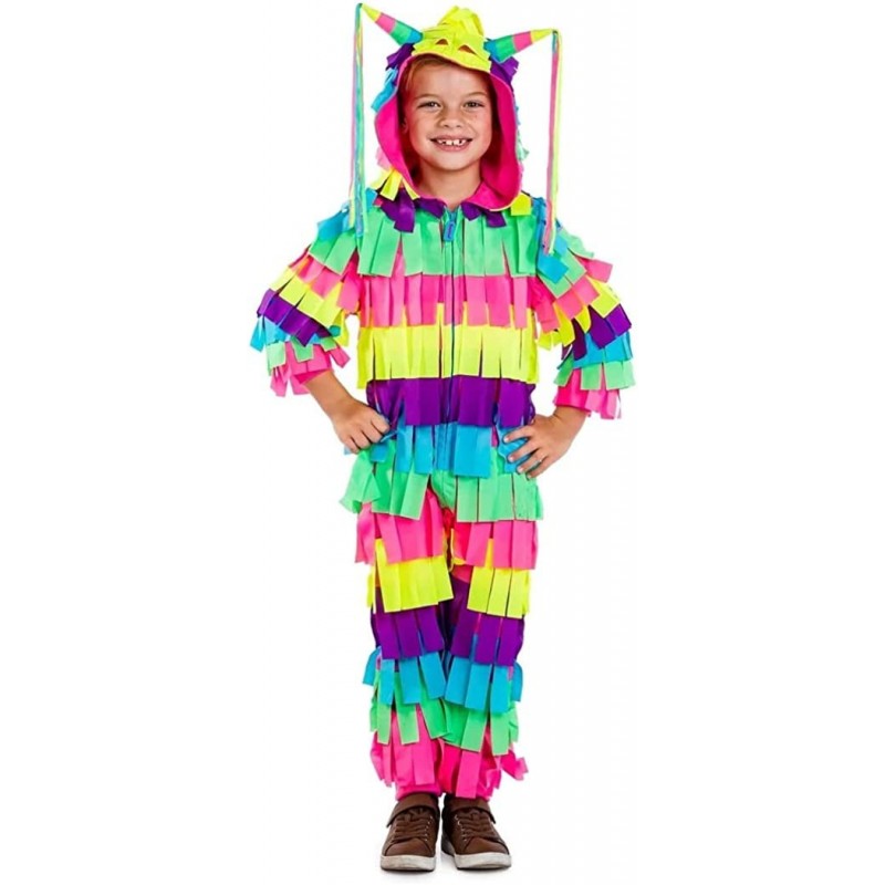 Bright and Fun Multicolor Pi?ata Halloween Costume for Boys / Girls - Unisex Sizing $94.12 Kids' Costumes