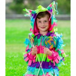 Bright and Fun Multicolor Pi?ata Halloween Costume for Boys / Girls - Unisex Sizing $94.12 Kids' Costumes