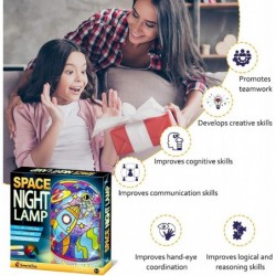 DIY Space Night Lamp Kids Arts and Crafts Kit – Creative Space Toys for Boys and Girls STEM Crafts for Kids Projects - Gift f...