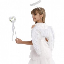 Angel Wings and Halo Kids Teens Girls Women Adult Halloween Costume for Women Headband Dress Up & Pretend Play $32.06 Kids' C...