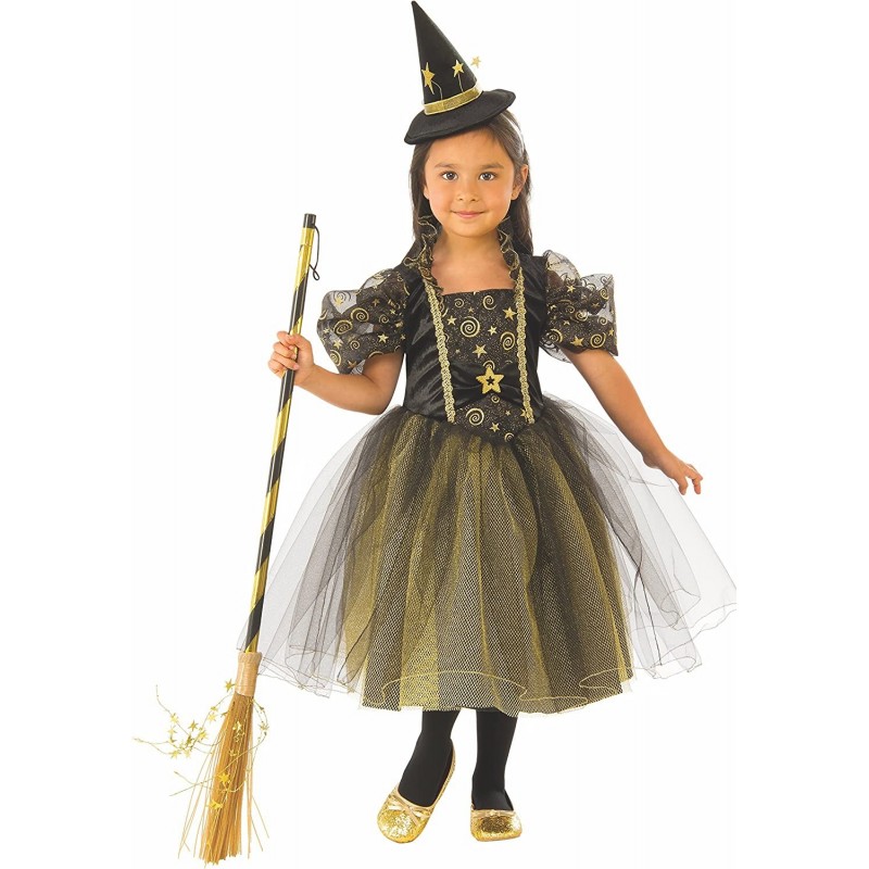 Golden Star Witch Girls Costume $42.99 Kids' Costumes