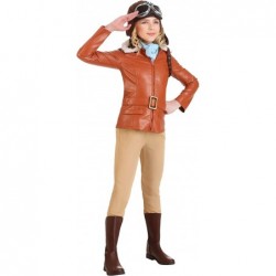 Deluxe Girl's Amelia Earhart Costume $67.26 Kids' Costumes