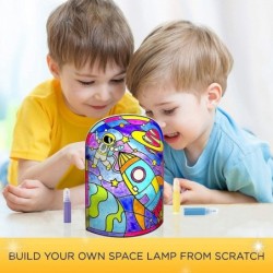 DIY Space Night Lamp Kids Arts and Crafts Kit – Creative Space Toys for Boys and Girls STEM Crafts for Kids Projects - Gift f...