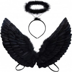 Angel Wings and Halo Adult White Angel Wings for Kids Halloween Christmas $26.82 Kids' Costumes