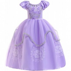 Girls Rapunzel Princess Sofia Costume Birthday Christmas Halloween Cosplay Carnival Fancy Dress w/Gloves Accessories $33.83 K...