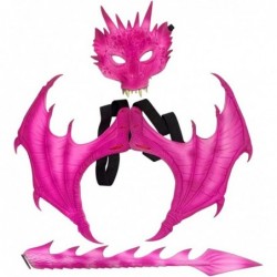 Halloween Dragon Costume for Children Fantasy Animal Mask Wing Tail Cosplay Set $53.94 Kids' Costumes