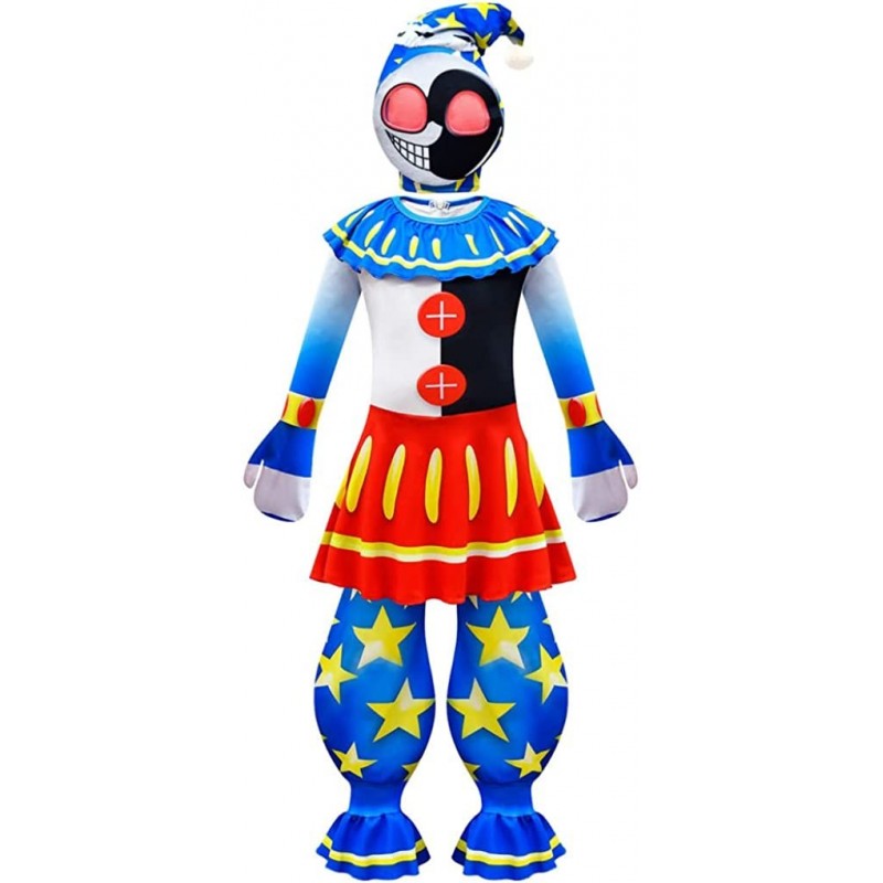 Kid Girls Boys Costume Cartoon Clown Costume Halloween Cosplay for Kids $49.23 Kids' Costumes