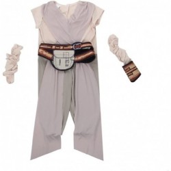 white soldier dark warrior cosplay Halloween costume Star Wars Force Awakens Rey Girl Scavenger Rey costume. $77.03 Kids' Cos...