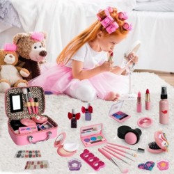 Kids Washable Makeup Girl Toys - Kids Makeup Kit for Girl Real Make Up Set Little Girls Makeup Kit for Toddler Kid Children P...