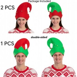 3 Packs Christmas Elf Felt Hat Christmas Holiday Party Hats featuring One size fits most unisex hats for Jingle Bells Kids Te...