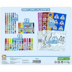 Art Supplies Coloring Set Drawing Kit Book - Scentimals Sweet Scented Activity Set - Kids Art Supplies - Markers Crayons Gel ...