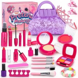 Pretend Makeup for Toddlers - Fake Makeup Set for Kids Play Makeup Kit for Little Girls Age 2 3 4 5 6 Kids Makeup Kit for Gir...