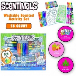 Art Supplies Coloring Set Drawing Kit Book - Scentimals Sweet Scented Activity Set - Kids Art Supplies - Markers Crayons Gel ...