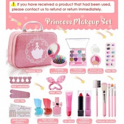 Kids Makeup Kit Gifts for Girls Safe & Non-Toxic Washable Kids Pretend Dress Up Makeup Set Princess Role Play for Girls 3 4 5...