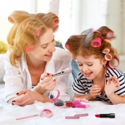 Kids Makeup Kit Gifts for Girls Safe & Non-Toxic Washable Kids Pretend Dress Up Makeup Set Princess Role Play for Girls 3 4 5...