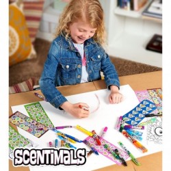 Art Supplies Coloring Set Drawing Kit Book - Scentimals Sweet Scented Activity Set - Kids Art Supplies - Markers Crayons Gel ...