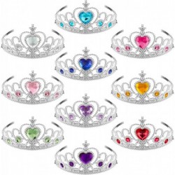 10 Pieces Princess Crowns Dress up Princess Tiaras for Little Girls Toddler Princess Costume Party Accessories $24.68 Kids' D...