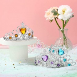 10 Pieces Princess Crowns Dress up Princess Tiaras for Little Girls Toddler Princess Costume Party Accessories $24.68 Kids' D...