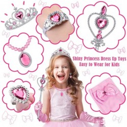 Princess Dress Up Accessories Toys for Girl Washable Kid Make Up Kit 26PCS Princess Jewelry Toys Dress Up Pretend Play Real M...