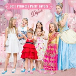 Princess Dress Up Accessories Toys for Girl Washable Kid Make Up Kit 26PCS Princess Jewelry Toys Dress Up Pretend Play Real M...