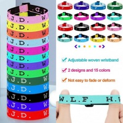 60 Pieces WWJD HWLF Bracelets Religious Christian Webbing Bracelets Colorful Woven WWJD Bracelets HWLF Bracelets for Kids Men...