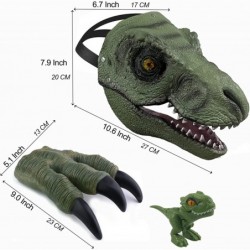 Dinosaur Mask Claws Toy Elastic Dino Mask & 2 Claws Costume Party Dress Up $49.38 Kids' Dress-Up Accessories