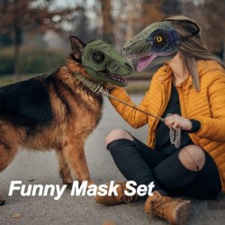 Dinosaur Mask Claws Toy Elastic Dino Mask & 2 Claws Costume Party Dress Up $49.38 Kids' Dress-Up Accessories