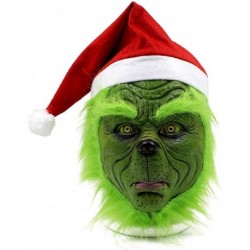 Green Monster Mask Deluxe Latex Comedy Movie Halloween Christmas Party Cosplay Props $33.81 Kids' Dress-Up Accessories